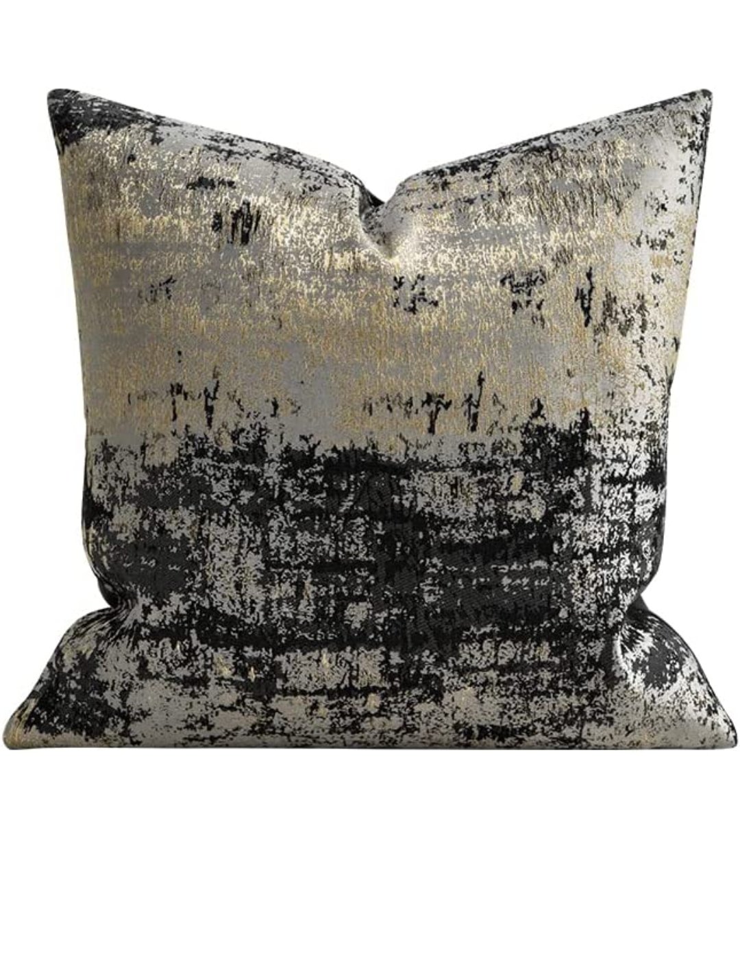 Black top gold cushions